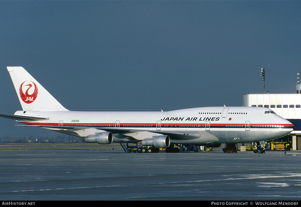 Aircraft Photo of JA8166 | Boeing 747-346 | Japan Air Lines - JAL | AirHistory.net #511446