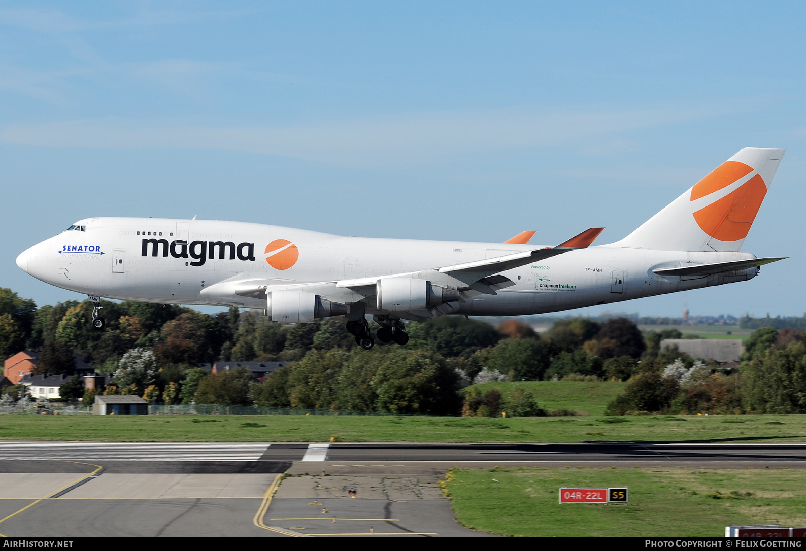 Aircraft Photo of TF-AMN | Boeing 747-4F6(BDSF) | Magma Aviation | AirHistory.net #511453