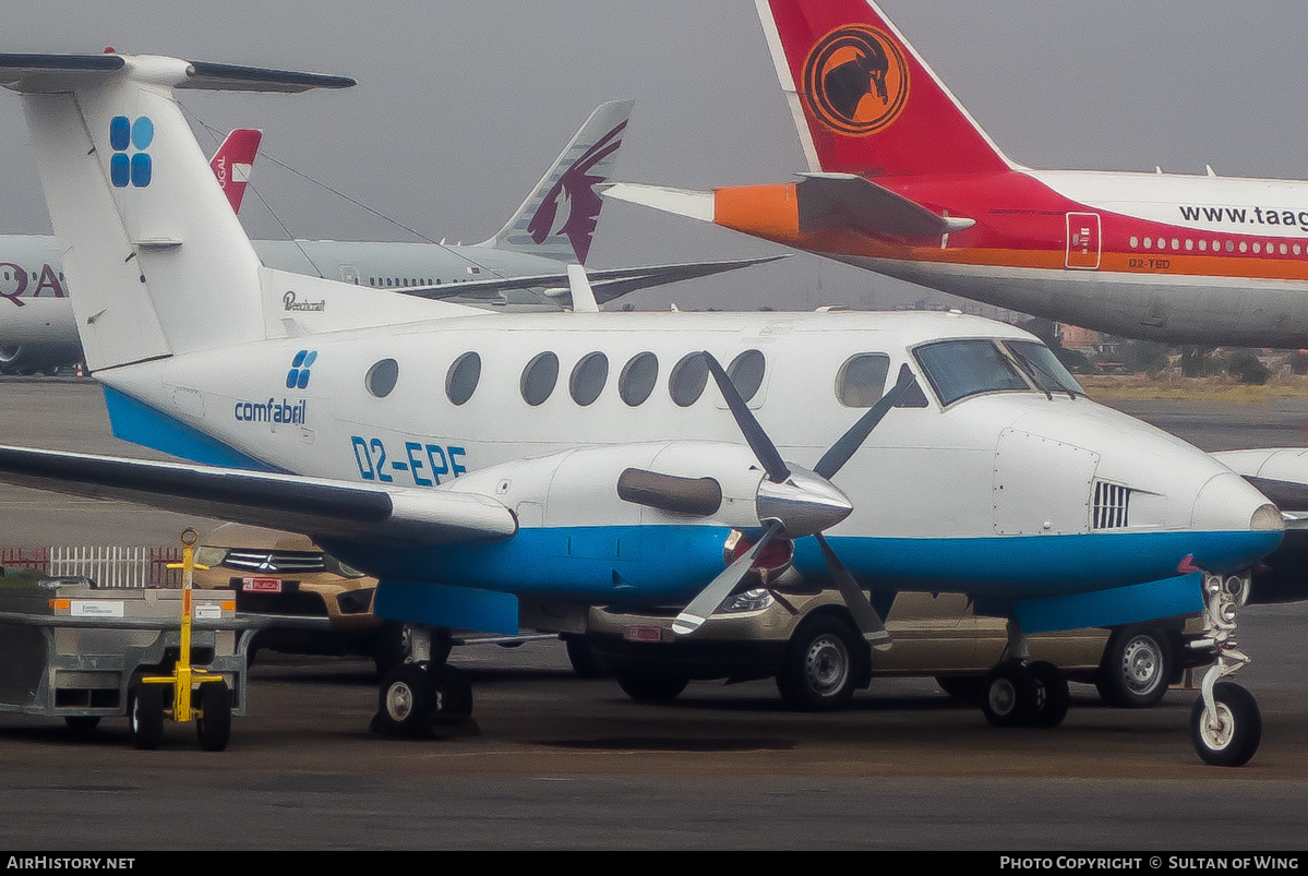 Aircraft Photo of D2-EPF | Beech B200 Super King Air | Comfabril | AirHistory.net #511474