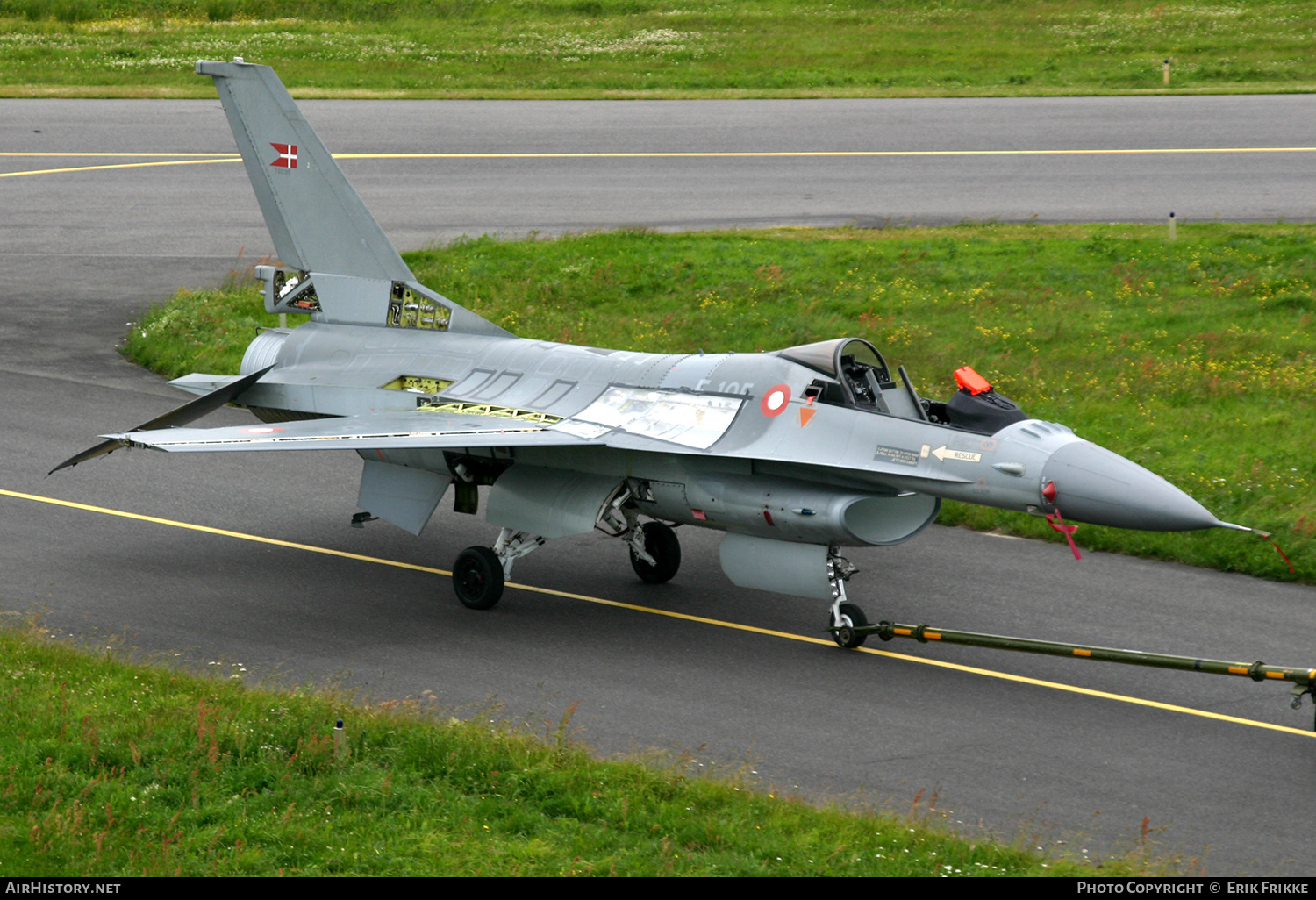 Aircraft Photo of E-195 | General Dynamics F-16AM Fighting Falcon | Denmark - Air Force | AirHistory.net #511482