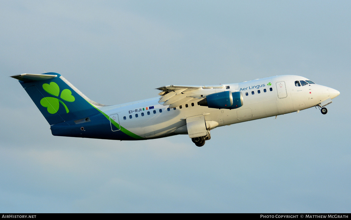 Aircraft Photo of EI-RJI | British Aerospace Avro 146-RJ85 | Aer Lingus | AirHistory.net #511488