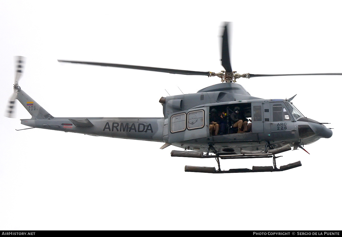 Aircraft Photo of ARC-226 | Bell 412EP | Colombia - Navy | AirHistory.net #511489