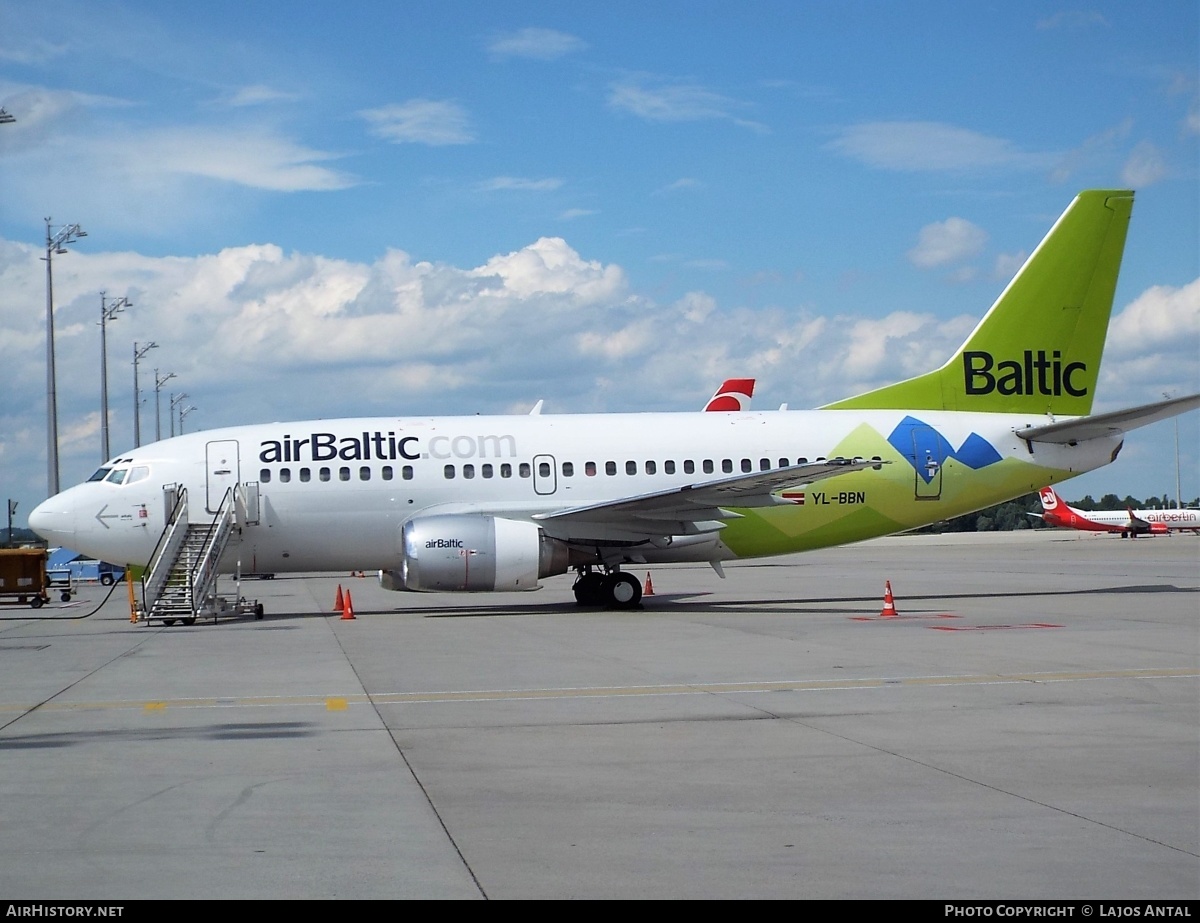 Aircraft Photo of YL-BBN | Boeing 737-522 | AirBaltic | AirHistory.net #511503