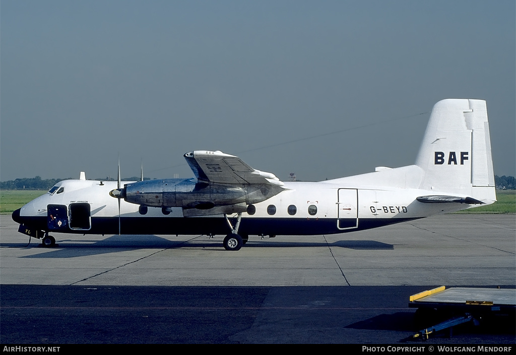 Aircraft Photo of G-BEYD | Handley Page HPR-7 Herald 401 | British Air Ferries - BAF | AirHistory.net #511508