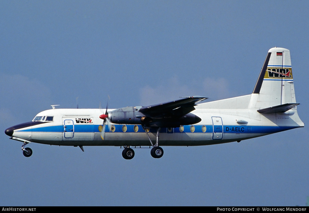 Aircraft Photo of D-AELC | Fokker F27-600 Friendship | WDL Aviation | AirHistory.net #511521