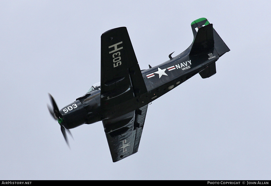 Aircraft Photo of G-RADR / 126922 | Douglas A-1D Skyraider (AD-4NA) | USA - Navy | AirHistory.net #511522