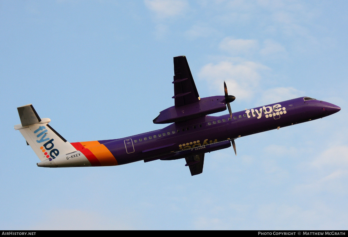 Aircraft Photo of G-KKEV | Bombardier DHC-8-402 Dash 8 | Flybe | AirHistory.net #511549