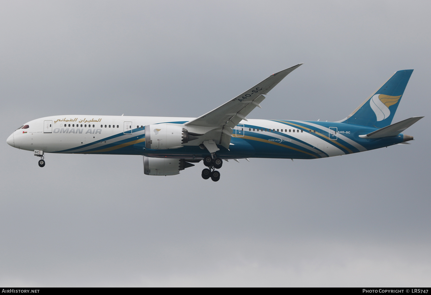 Aircraft Photo of A4O-SC | Boeing 787-9 Dreamliner | Oman Air | AirHistory.net #511555