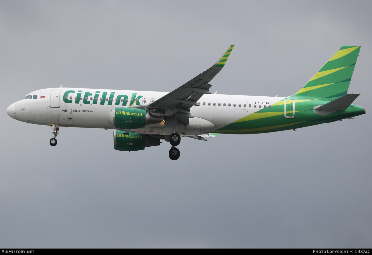 Aircraft Photo of PK-GQA | Airbus A320-214 | Citilink | AirHistory.net #511557