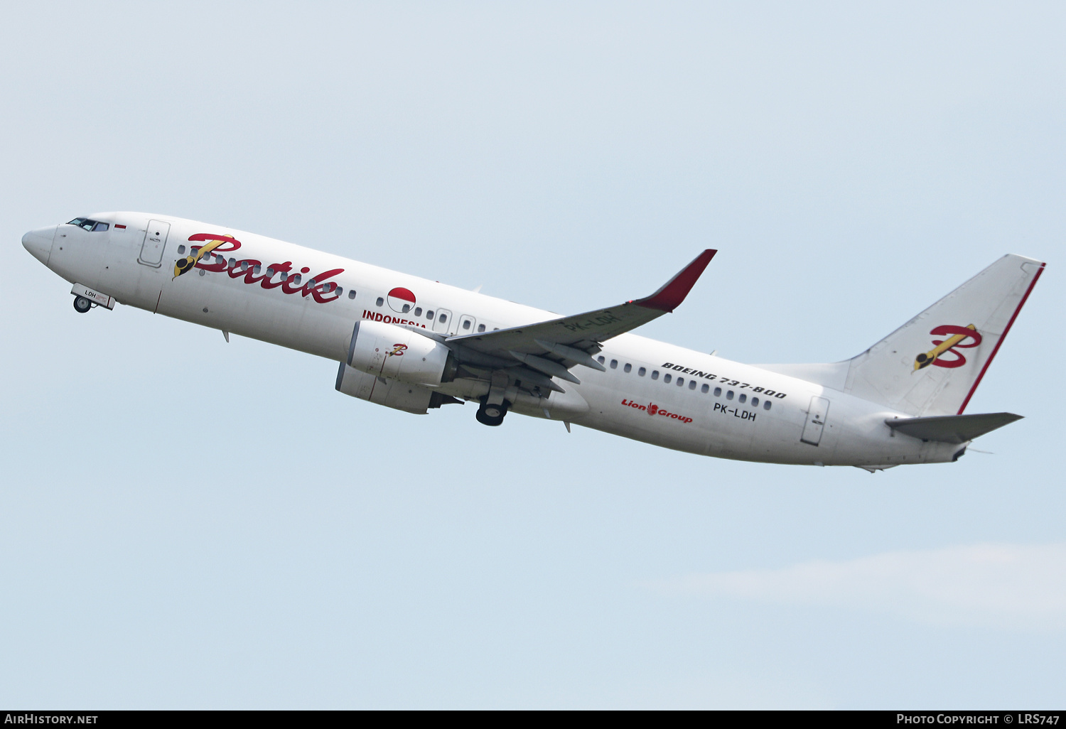 Aircraft Photo of PK-LDH | Boeing 737-8GP | Batik Air | AirHistory.net #511568