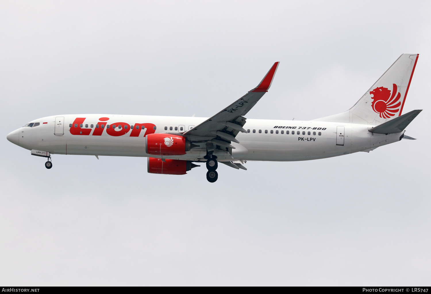 Aircraft Photo of PK-LPV | Boeing 737-800 | Lion Air | AirHistory.net #511569