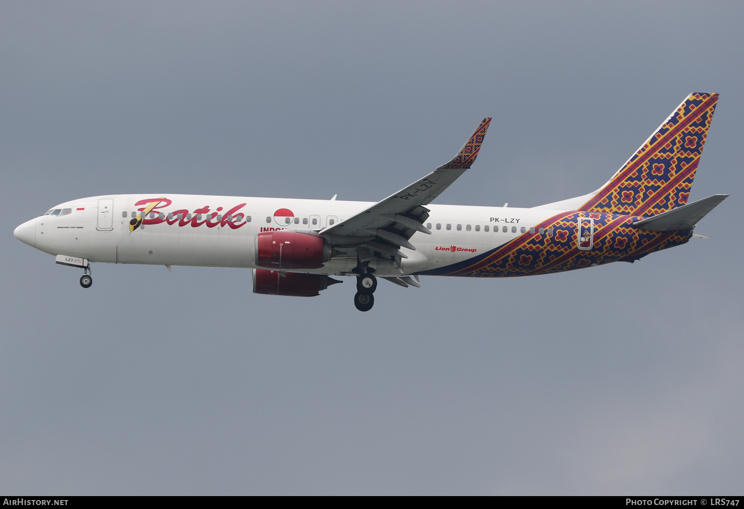 Aircraft Photo of PK-LZY | Boeing 737-8GP | Batik Air | AirHistory.net #511581