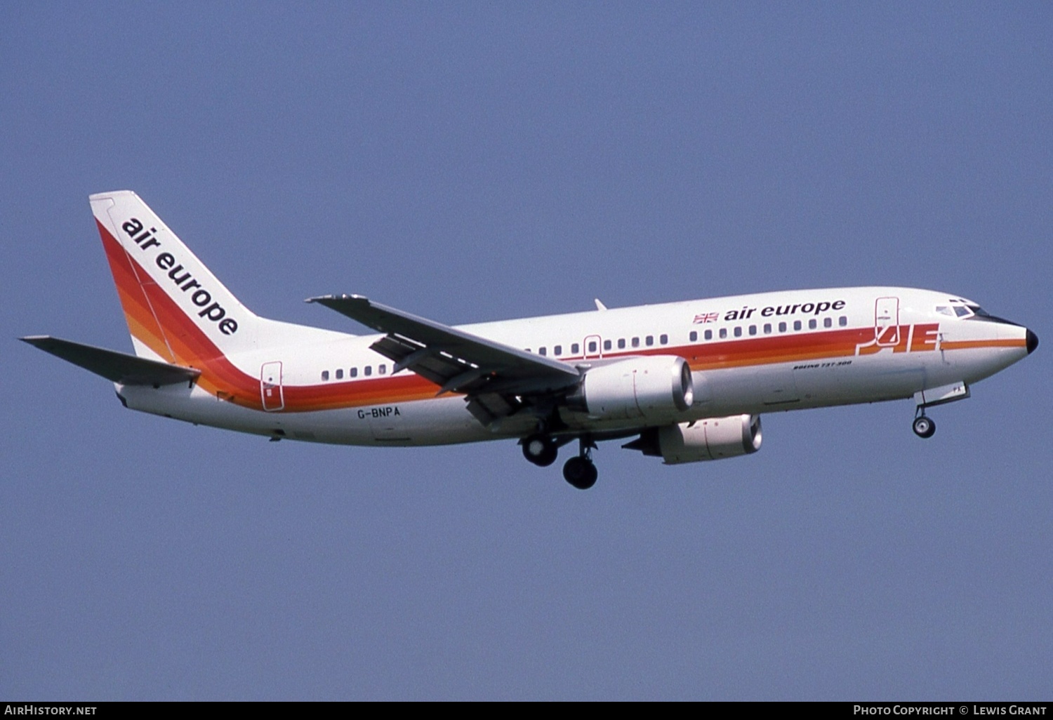 Aircraft Photo of G-BNPA | Boeing 737-3S3 | Air Europe | AirHistory.net #511591