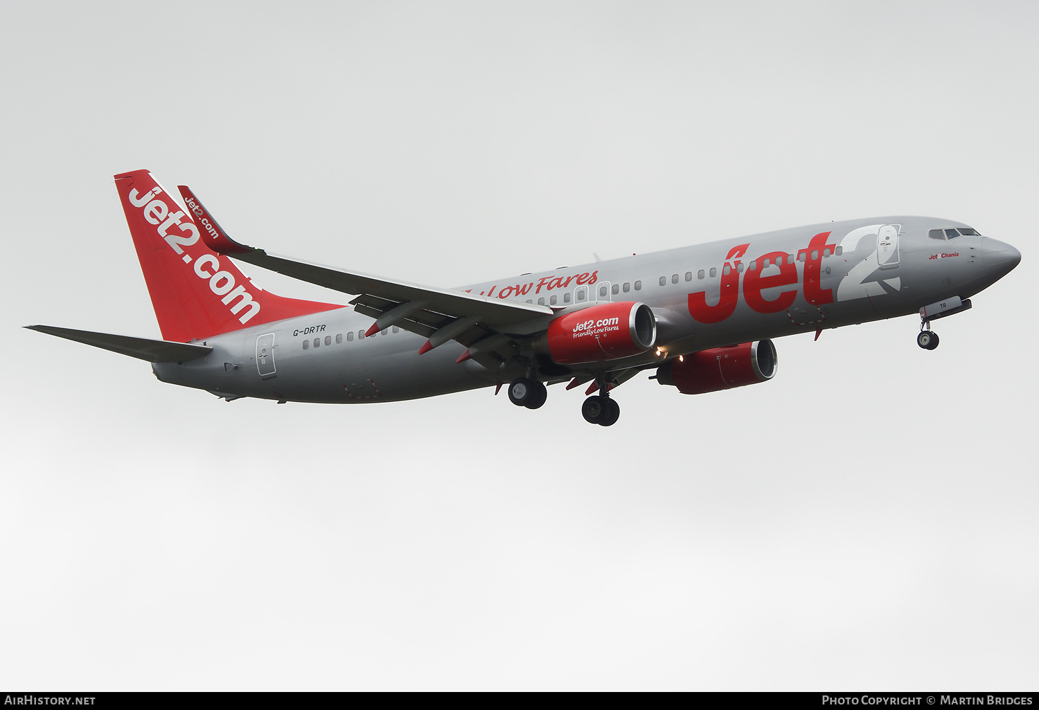 Aircraft Photo of G-DRTR | Boeing 737-86N | Jet2 | AirHistory.net #511592