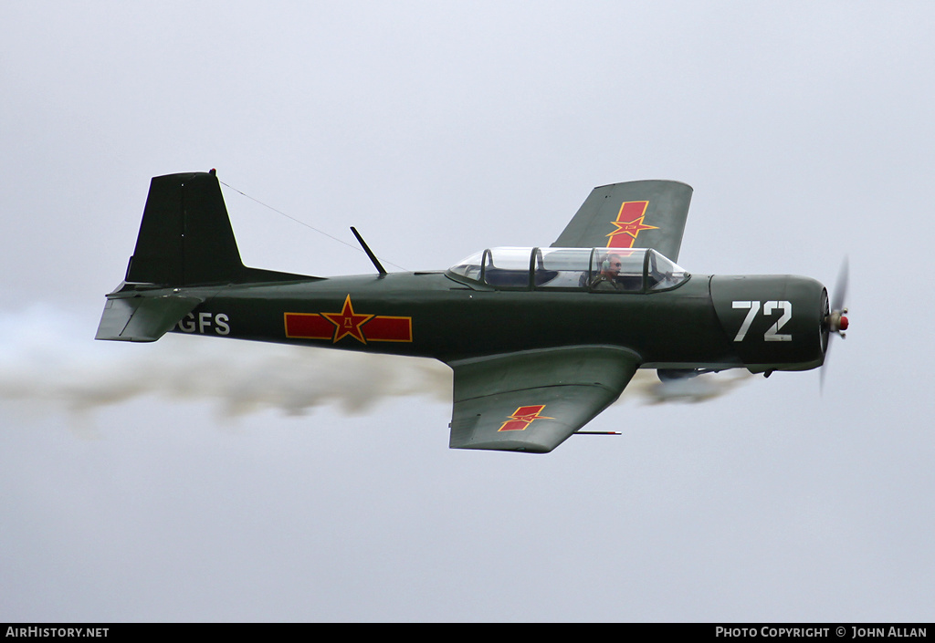 Aircraft Photo of G-CGFS / 61762 | Nanchang CJ-6A Chujaio | China - Air Force | AirHistory.net #511596