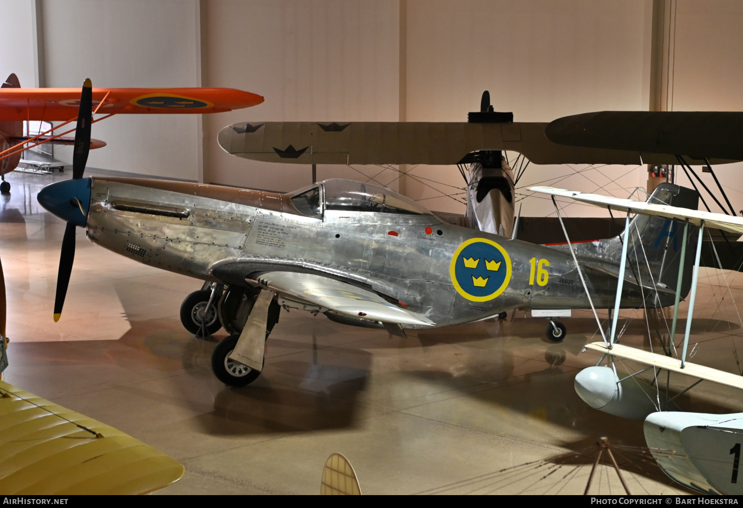 Aircraft Photo of 26020 | North American J26 Mustang | Sweden - Air Force | AirHistory.net #511609