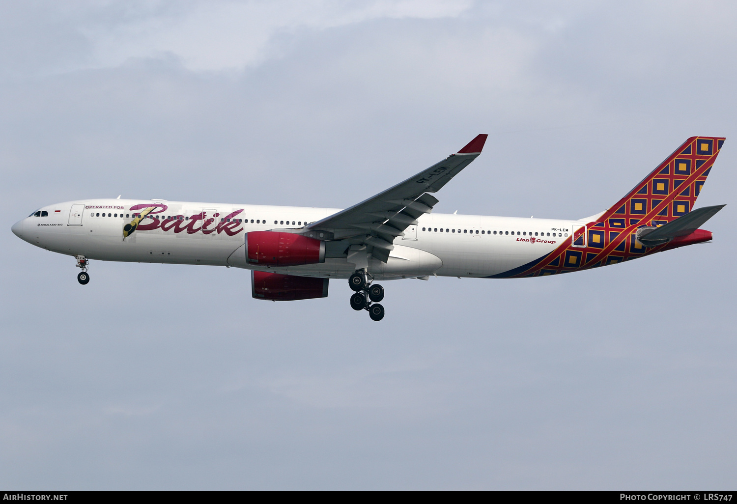 Aircraft Photo of PK-LEM | Airbus A330-343E | Batik Air | AirHistory.net #511629