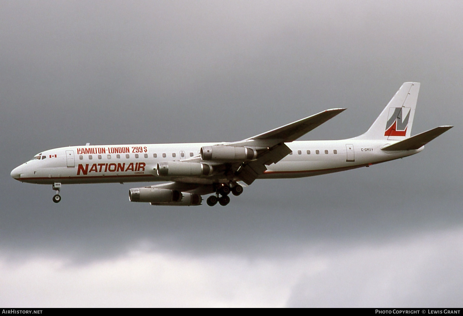 Aircraft Photo of C-GMXY | McDonnell Douglas DC-8-62 | Nationair | AirHistory.net #511630