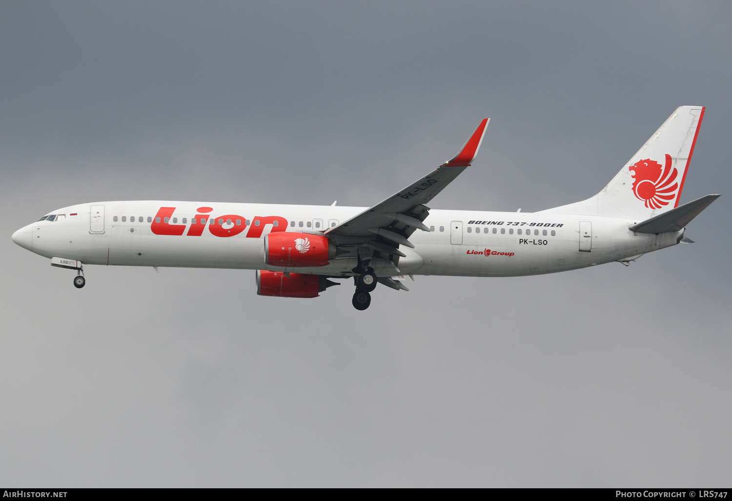 Aircraft Photo of PK-LSO | Boeing 737-9GP/ER | Lion Air | AirHistory.net #511638