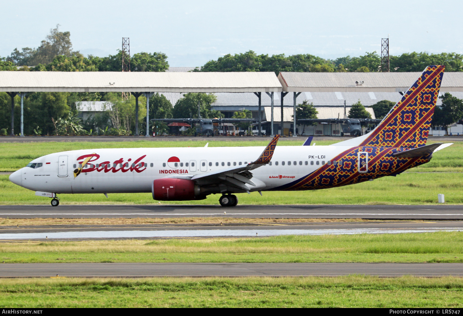 Aircraft Photo of PK-LDI | Boeing 737-8GP | Batik Air | AirHistory.net #511642