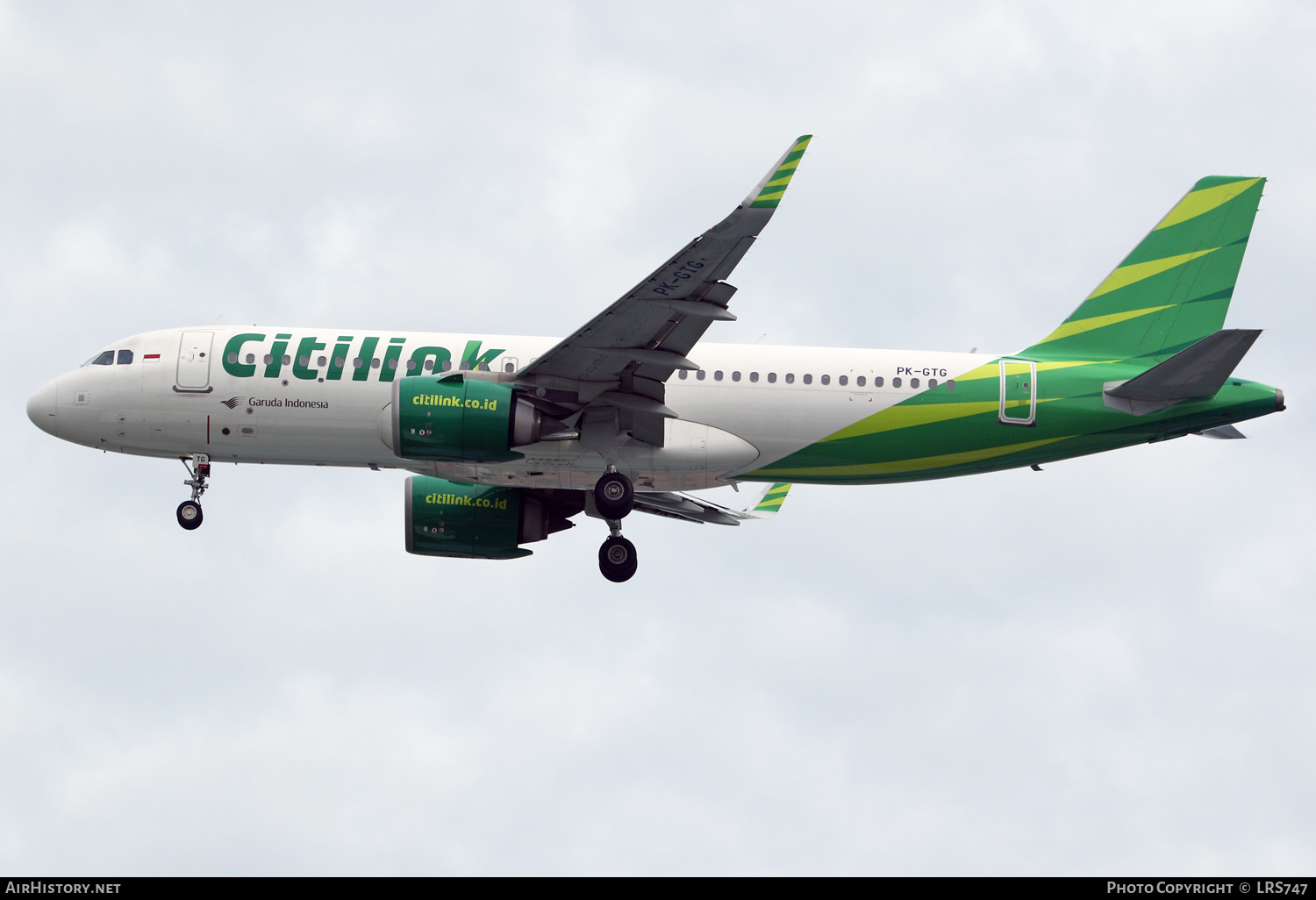 Aircraft Photo of PK-GTG | Airbus A320-251N | Citilink | AirHistory.net #511647