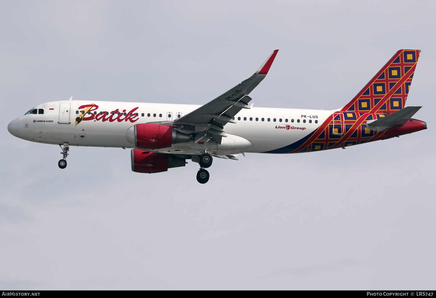 Aircraft Photo of PK-LUS | Airbus A320-214 | Batik Air | AirHistory.net #511652