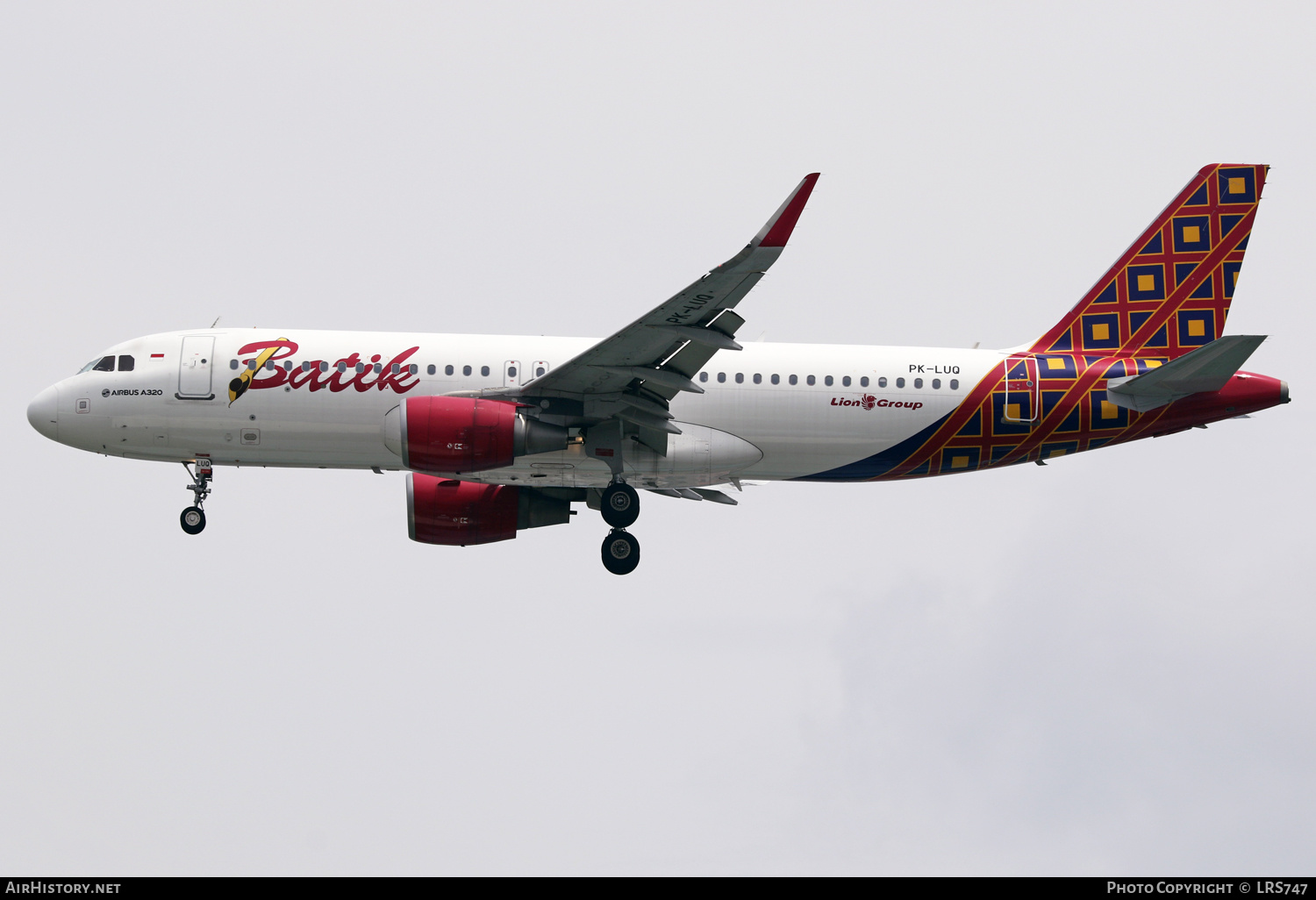 Aircraft Photo of PK-LUQ | Airbus A320-214 | Batik Air | AirHistory.net #511666