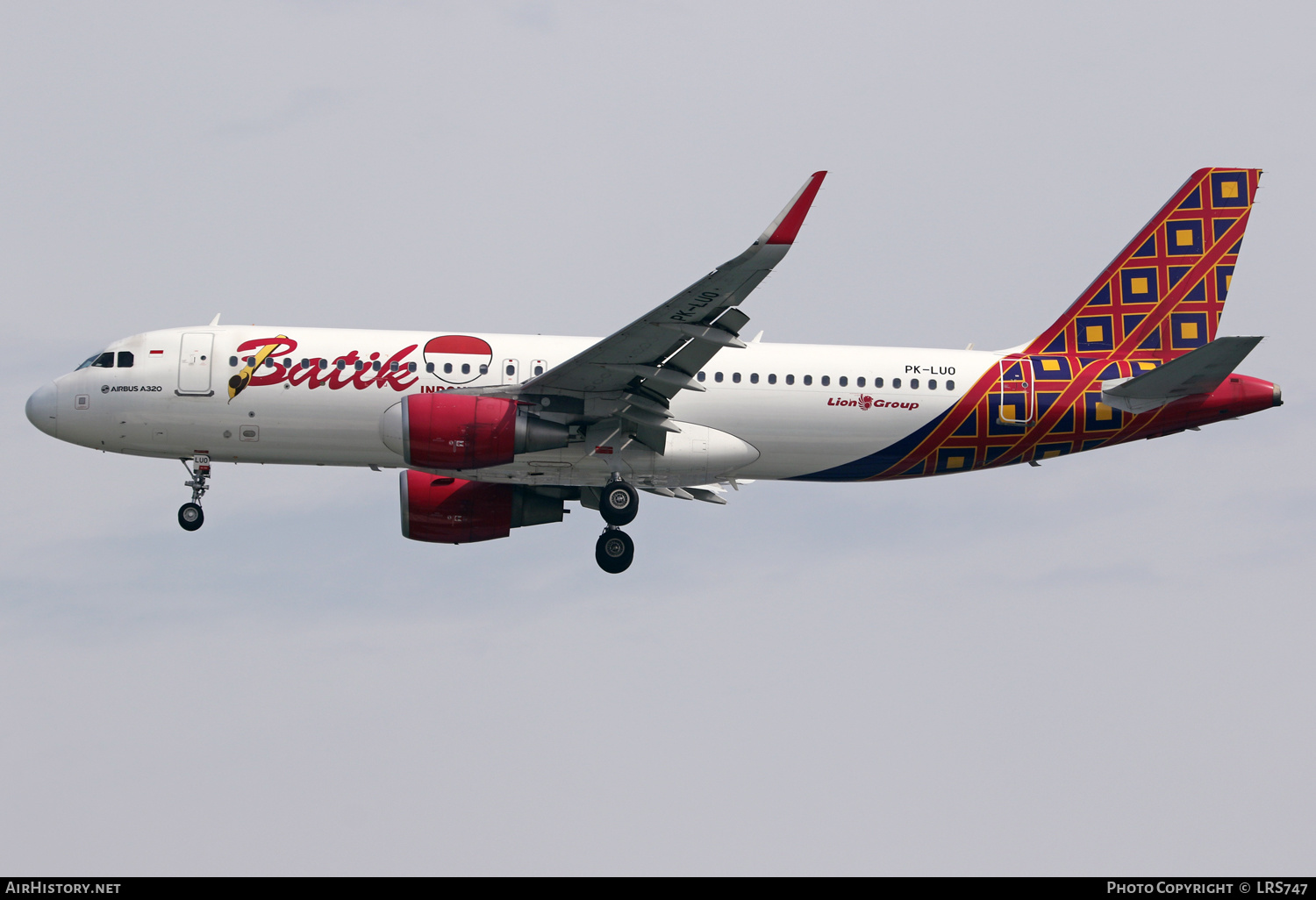 Aircraft Photo of PK-LUO | Airbus A320-214 | Batik Air | AirHistory.net #511673