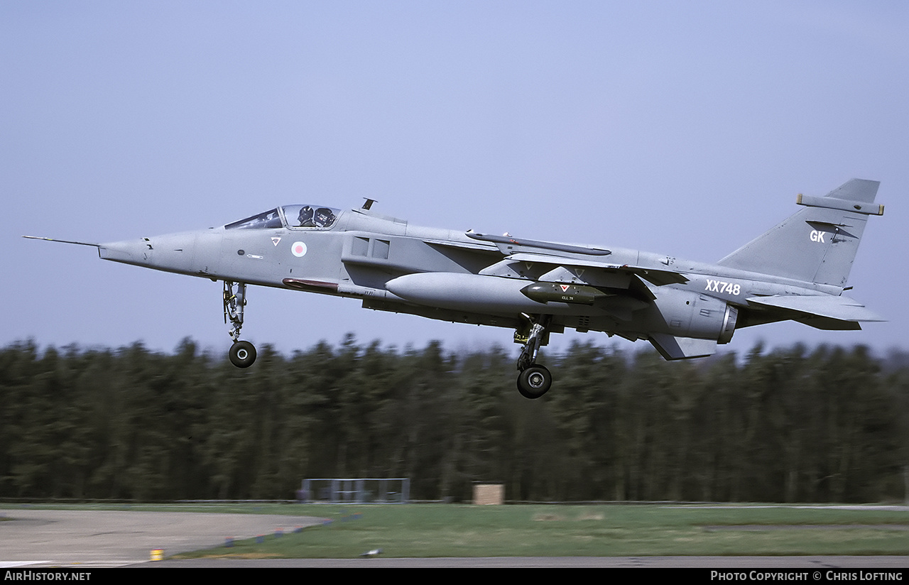 Aircraft Photo of XX748 | Sepecat Jaguar GR3A | UK - Air Force | AirHistory.net #511678