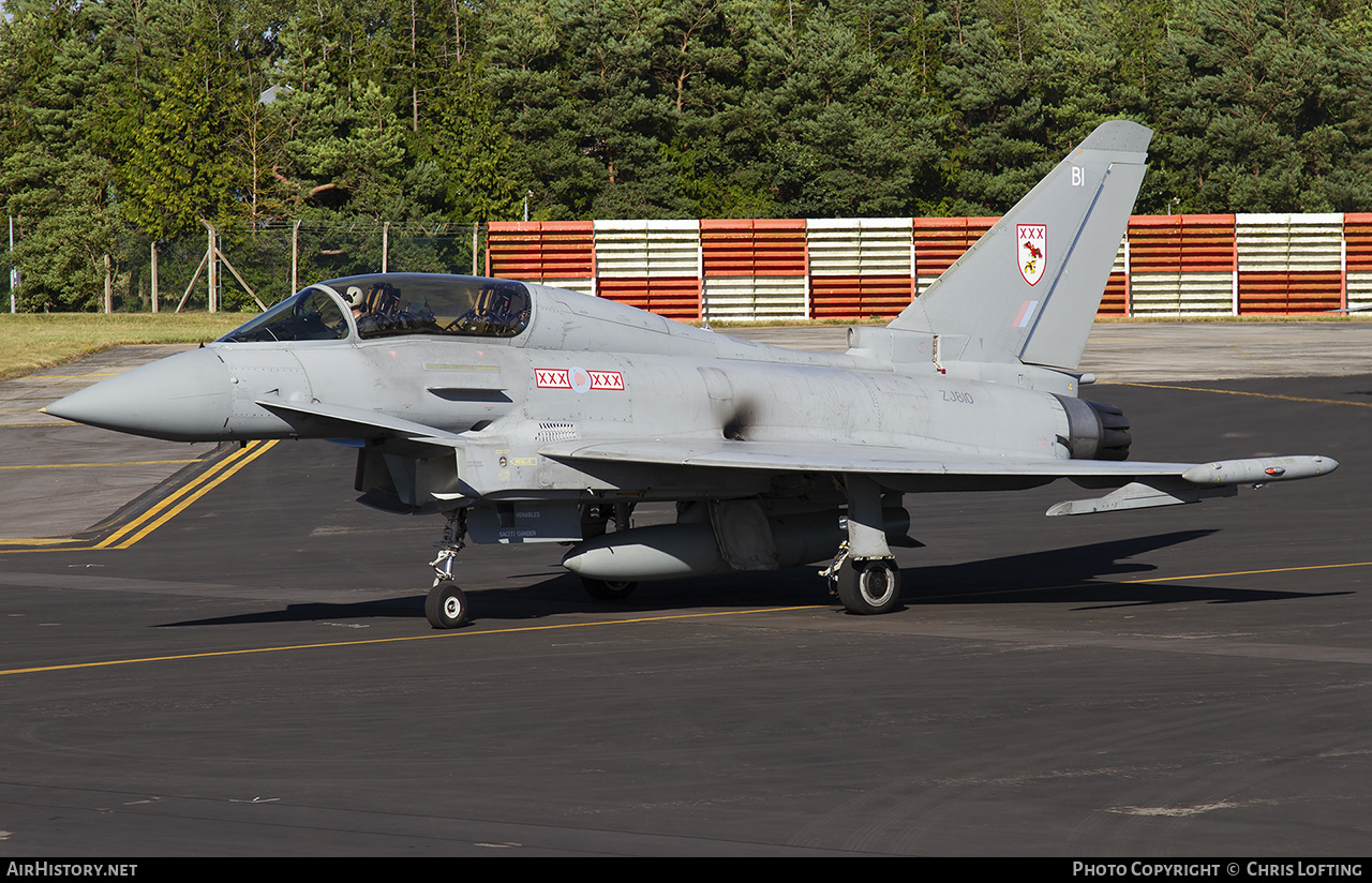 Aircraft Photo of ZJ810 | Eurofighter EF-2000 Typhoon T1 | UK - Air Force | AirHistory.net #511687