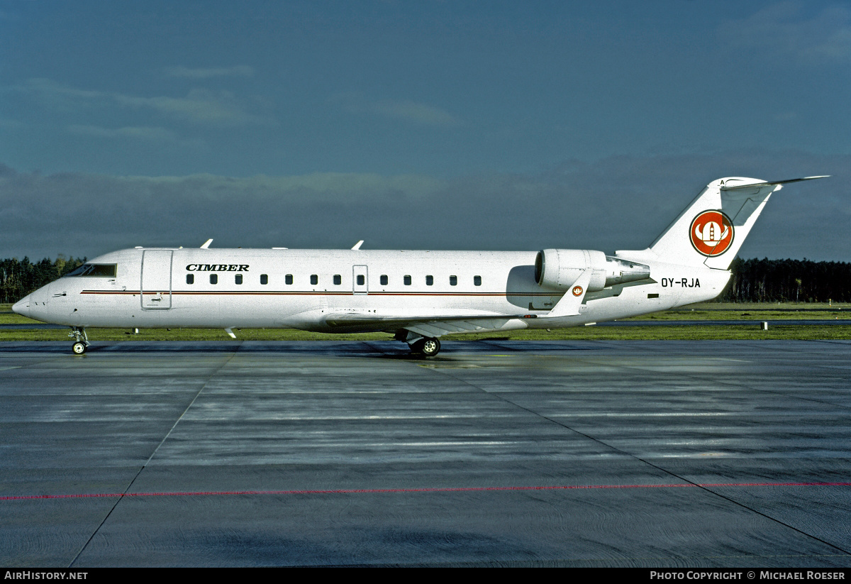 Aircraft Photo of OY-RJA | Bombardier CRJ-200LR (CL-600-2B19) | Cimber Air | AirHistory.net #511697