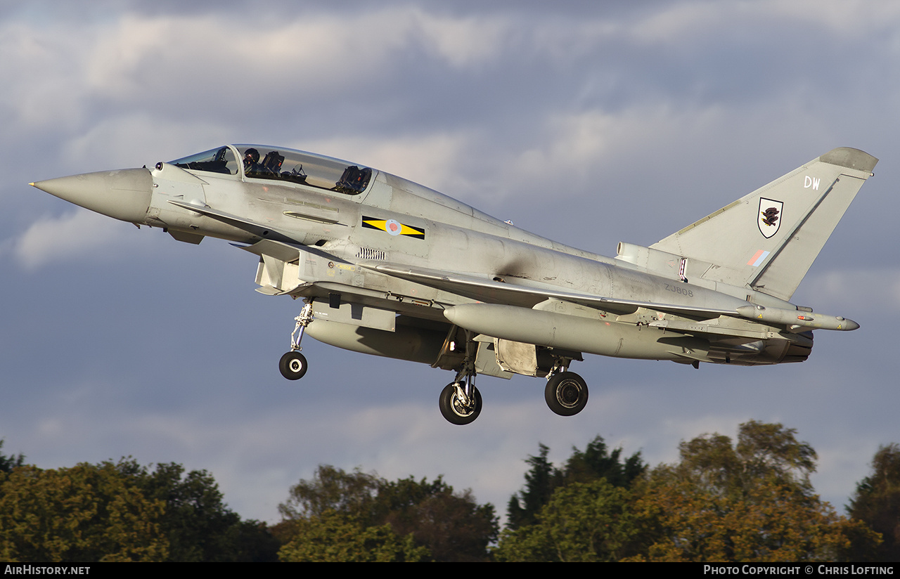 Aircraft Photo of ZJ808 | Eurofighter EF-2000 Typhoon T3 | UK - Air Force | AirHistory.net #511703