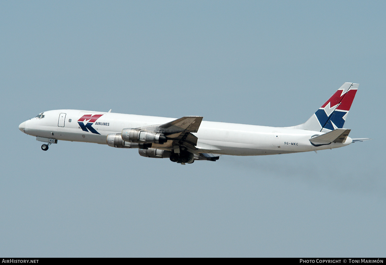 Aircraft Photo of 9G-MKC | Douglas DC-8-55(F) | MK Airlines | AirHistory.net #511712