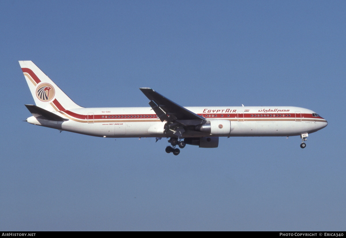 Aircraft Photo of SU-GAO | Boeing 767-366/ER | EgyptAir | AirHistory.net #511764