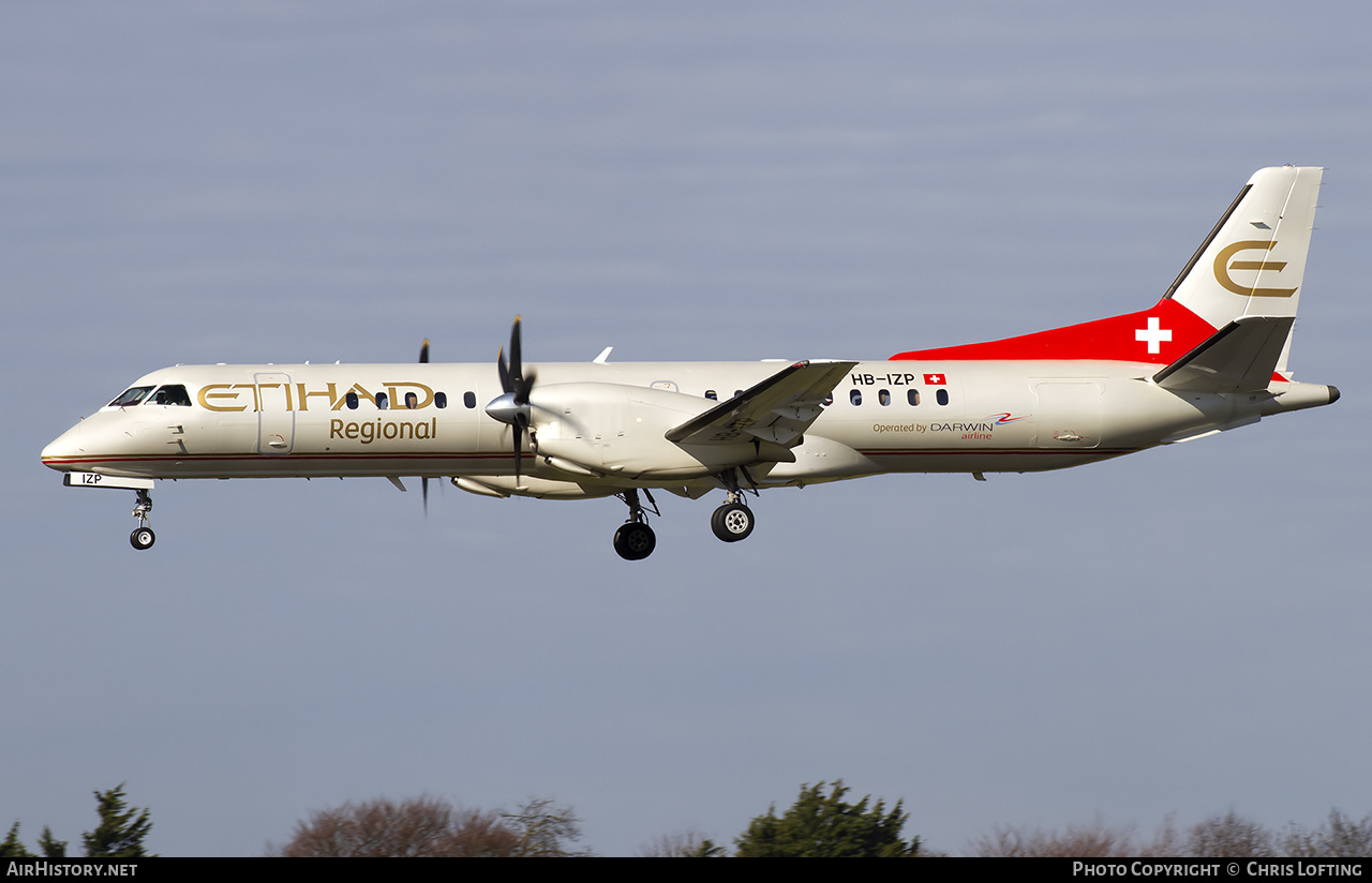 Aircraft Photo of HB-IZP | Saab 2000 | Etihad Regional | AirHistory.net #511772