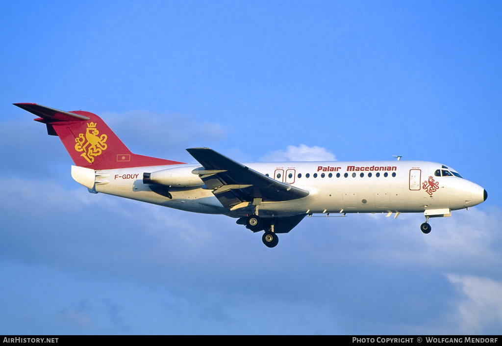 Aircraft Photo of F-GDUY | Fokker F28-4000 Fellowship | Palair Macedonian Airlines | AirHistory.net #511787