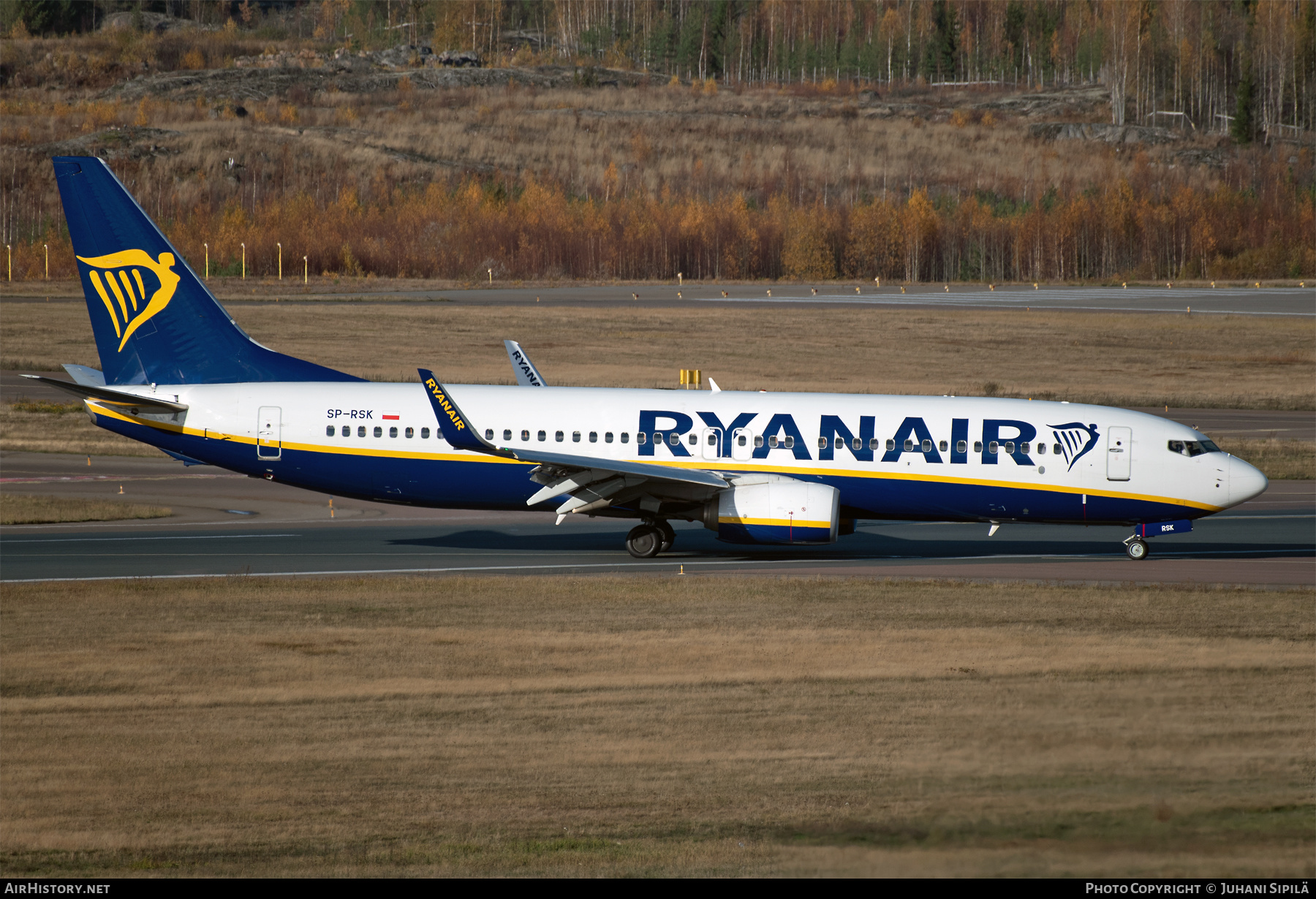Aircraft Photo of SP-RSK | Boeing 737-800 | Ryanair | AirHistory.net #511792
