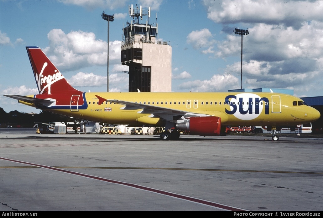 Aircraft Photo of G-VMED | Airbus A320-214 | Virgin Sun | AirHistory.net #511796