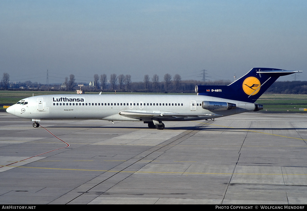 Aircraft Photo of D-ABTI | Boeing 727-230/Adv | Lufthansa | AirHistory.net #511799