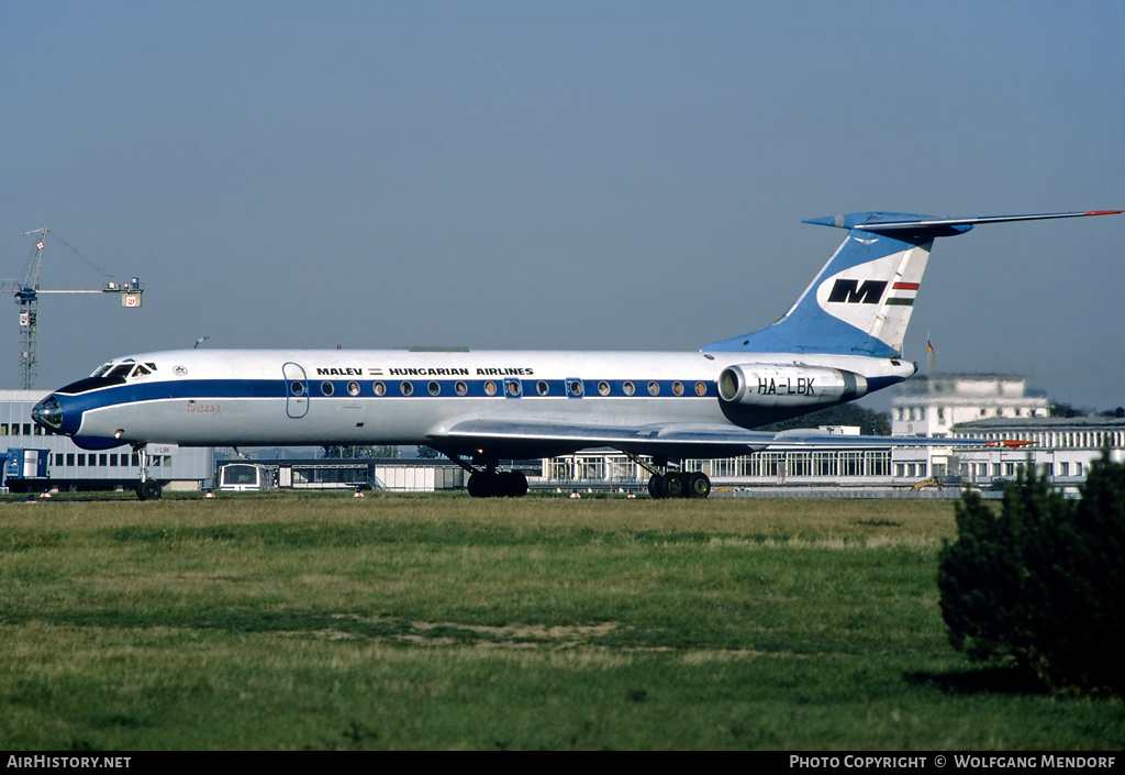 Aircraft Photo of HA-LBK | Tupolev Tu-134A-3 | Malév - Hungarian Airlines | AirHistory.net #511808