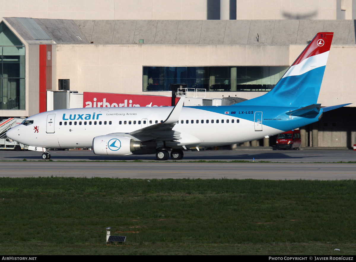 Aircraft Photo of LX-LGS | Boeing 737-7C9 | Luxair | AirHistory.net #511821