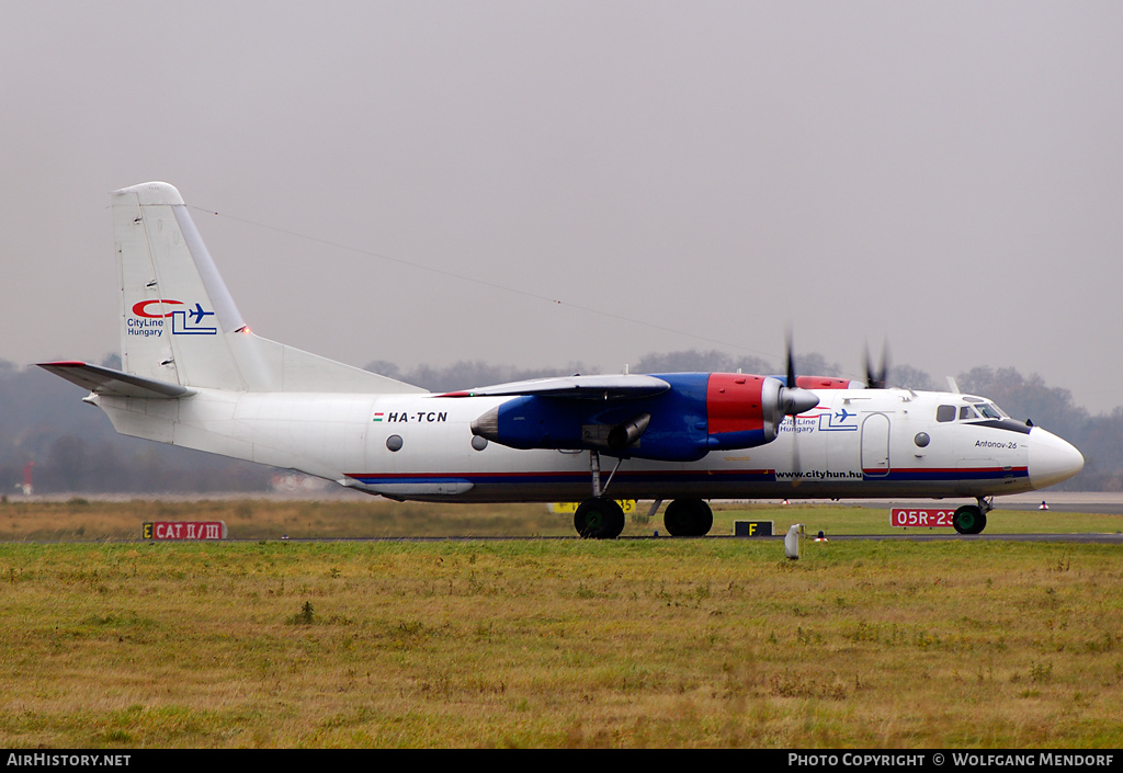 Aircraft Photo of HA-TCN | Antonov An-26 | CityLine Hungary | AirHistory.net #511832