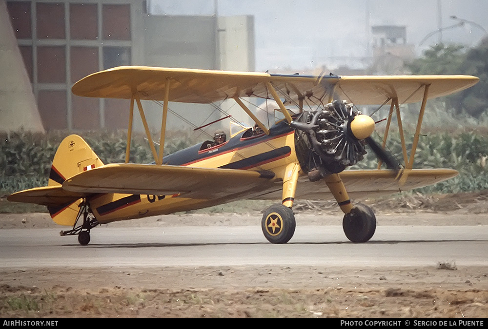 Aircraft Photo of OB-436 | Stearman PT-17 Kaydet (A75N1) | FCU | AirHistory.net #511889