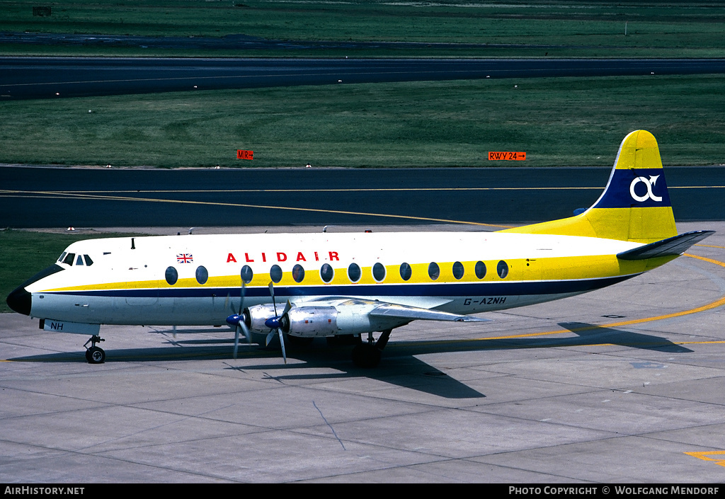 Aircraft Photo of G-AZNH | Vickers 814 Viscount | Alidair | AirHistory.net #511894