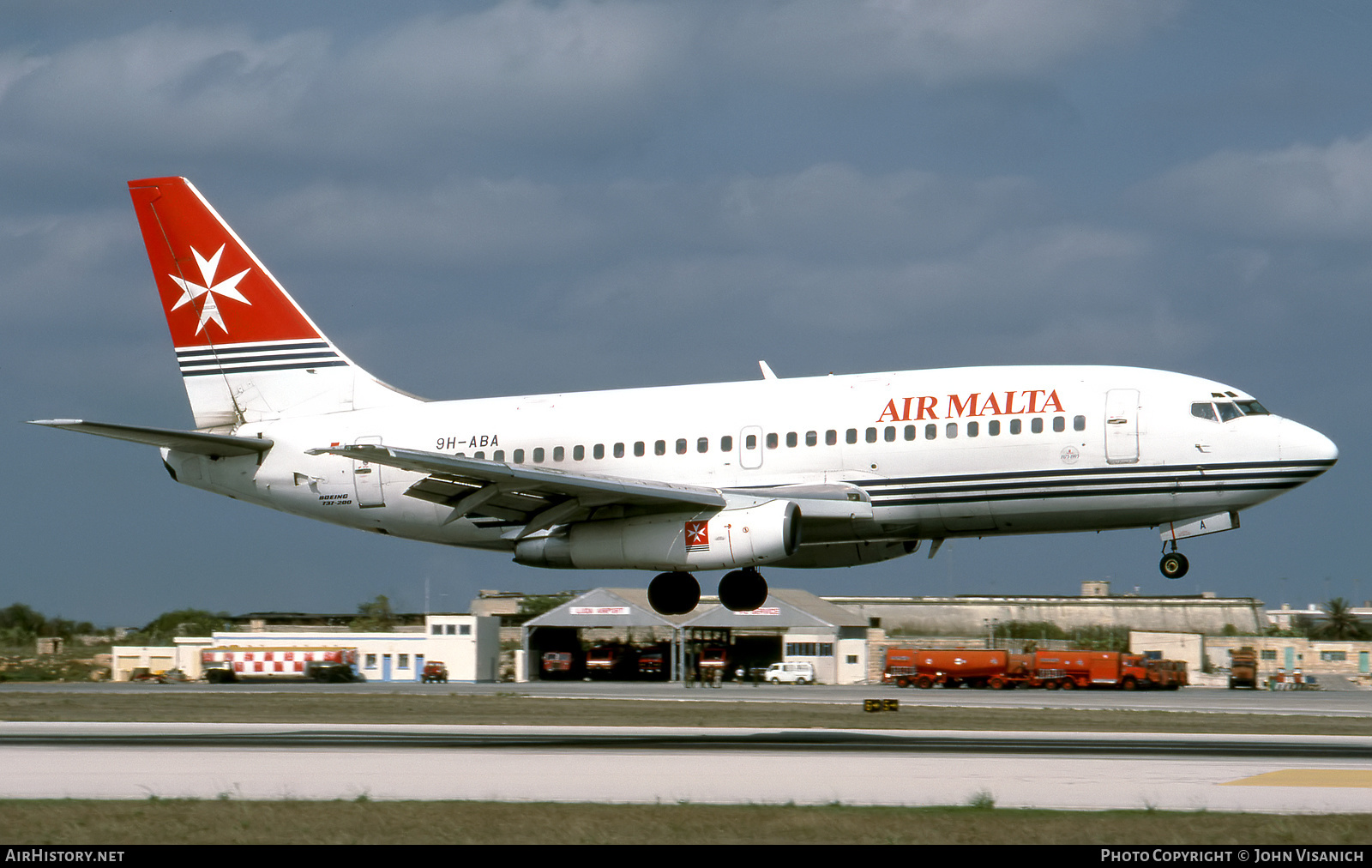 Aircraft Photo of 9H-ABA | Boeing 737-2Y5/Adv | Air Malta | AirHistory.net #511898