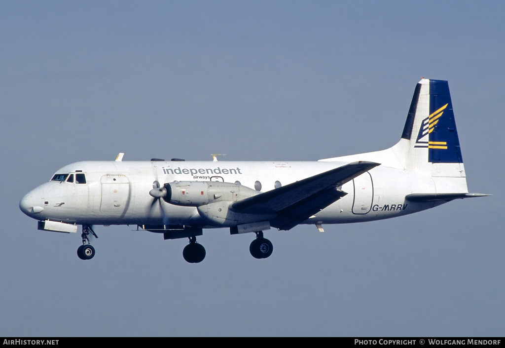 Aircraft Photo of G-MRRV | Avro 748 Srs1A/106 | Independent Airways | AirHistory.net #511905