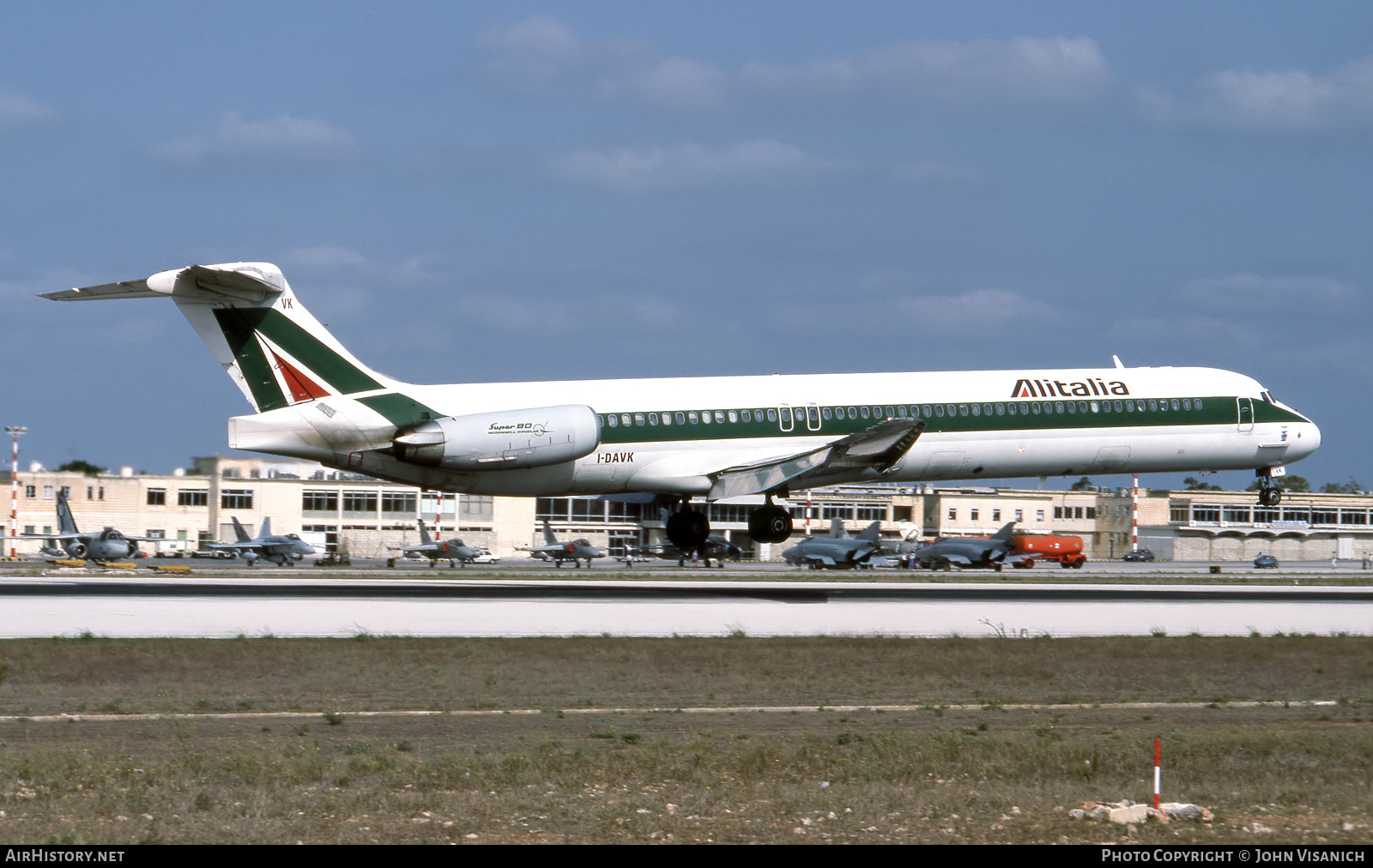 Aircraft Photo of I-DAVK | McDonnell Douglas MD-82 (DC-9-82) | Alitalia | AirHistory.net #511907