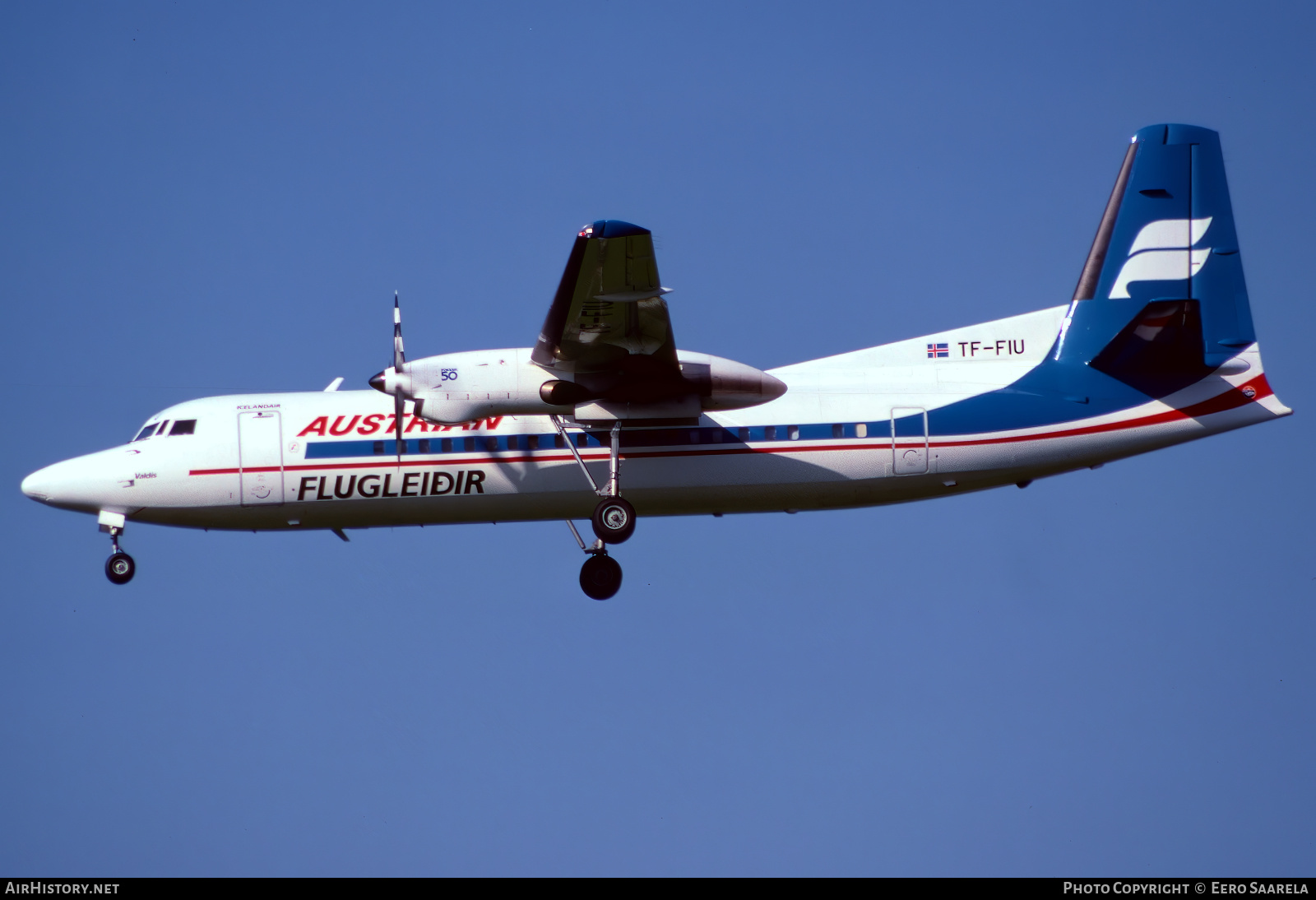 Aircraft Photo of TF-FIU | Fokker 50 | Austrian Airlines | AirHistory.net #511908