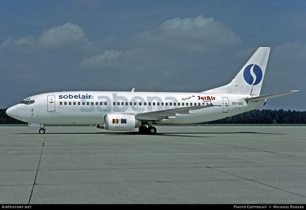 Aircraft Photo of OO-SBZ | Boeing 737-329 | Sobelair | AirHistory.net #511942