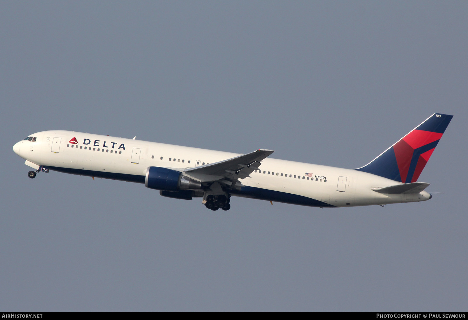Aircraft Photo of N153DL | Boeing 767-3P6/ER | Delta Air Lines | AirHistory.net #511948